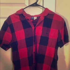 Cute plad button down